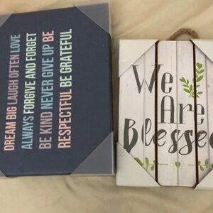 2 wall hangings New inspiration  4/$10item